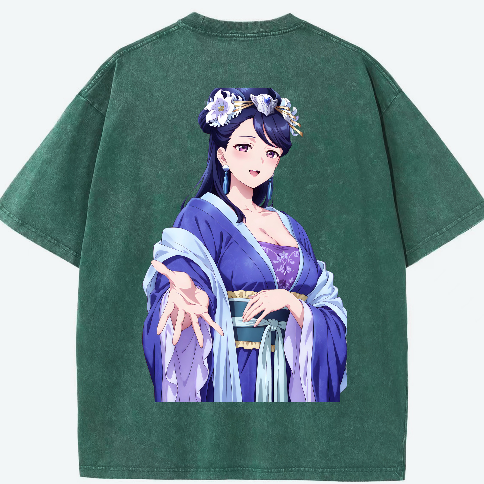 （画像用） 薬屋のひとりごと The Apothecary Diaries 綿100% ヴィンテージ風 半袖Tシャツ（背面プリント）